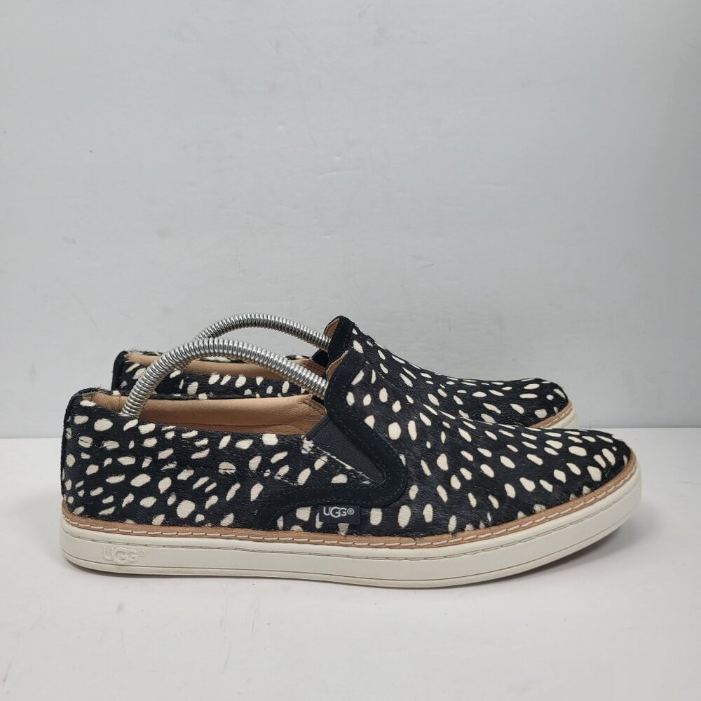 UGG Soleda Women's Exotic Black Slip-On Sneakers S/N1096943 US Size 9 - Picture 3 of 10